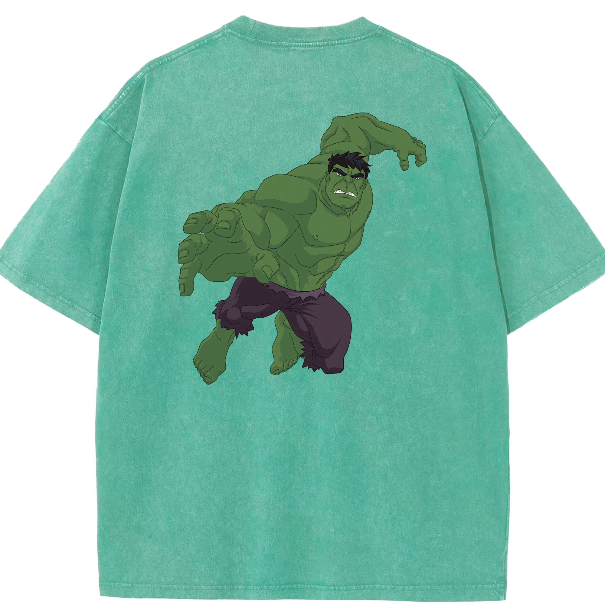 （画像用） アベンジャーズ The Avengers 綿100% ヴィンテージ風 半袖Tシャツ（背面プリント）
